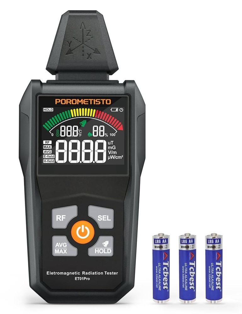 Electromagnetic Field Radiation Detector, ET01Pro Electromagnetic Detector