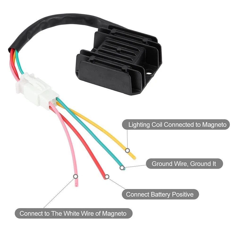 Universal Voltage Regulator Rectifier Electrical Voltage Regulator for Motorc...