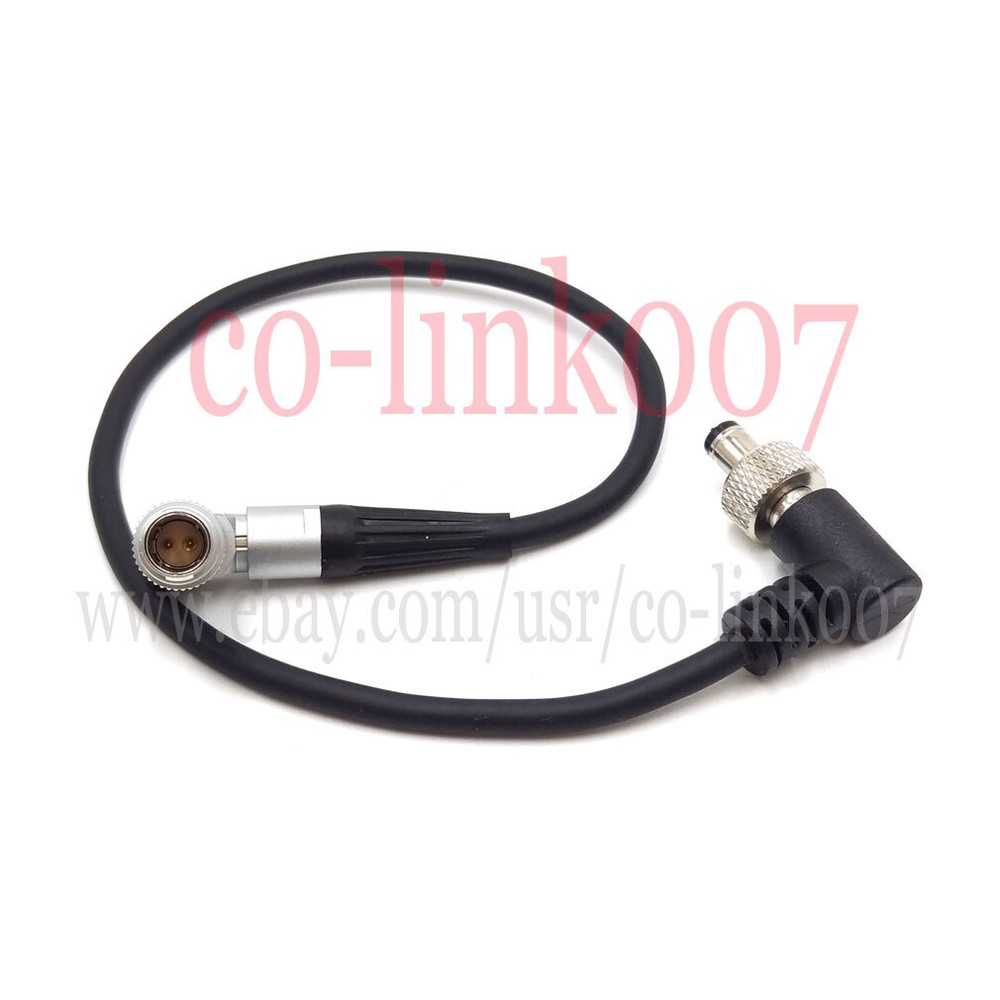 Rotatable 2pin Output to DC2.5 with lock Power Cabale for Vaxis Atomos PIX-E5/E7