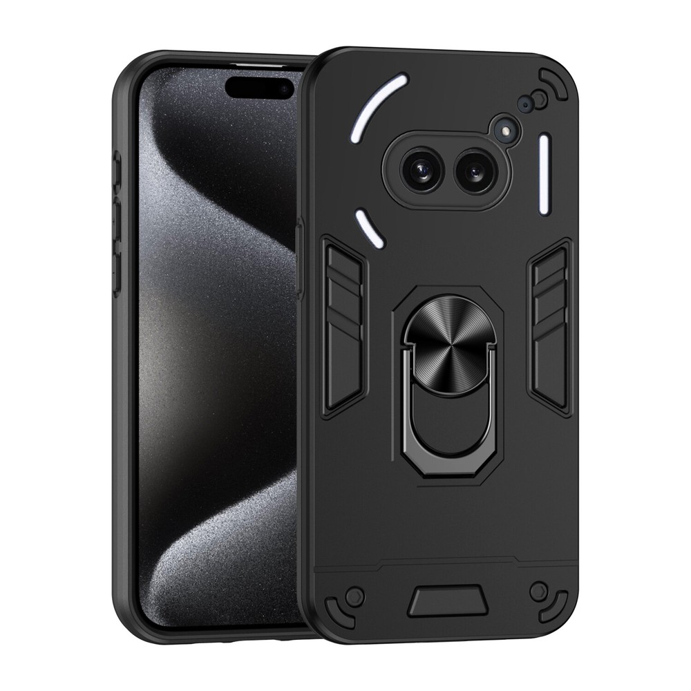 For Nothing Phone (2a) Plus Shockproof Armor Ring Holder Dual Layer Case Cover