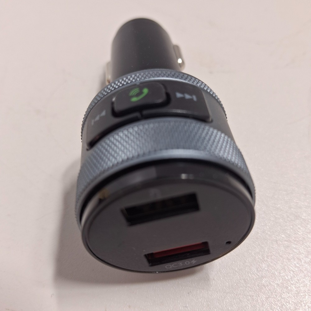 C57 Bluetooth Car Kit Wireless Hands Free FM Transmitter QC3.0 Charger New OB