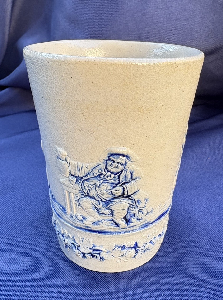 Vintage Stoneware GERZ Pub Stein Cup Mug - Germany