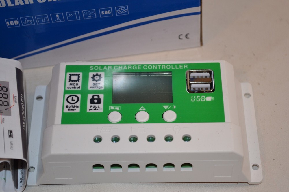 Solar Charge Controller LCD/LED Display 12v/24v