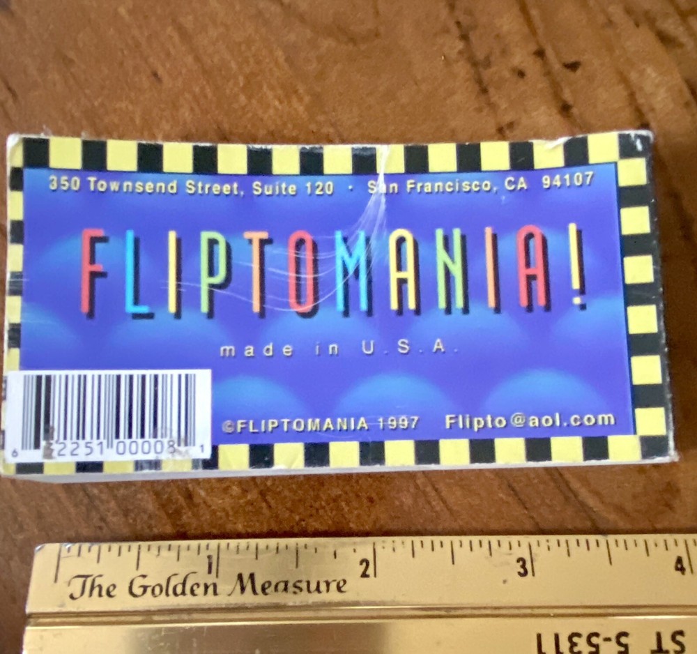 1997 flipomania book “Gothic Scream”