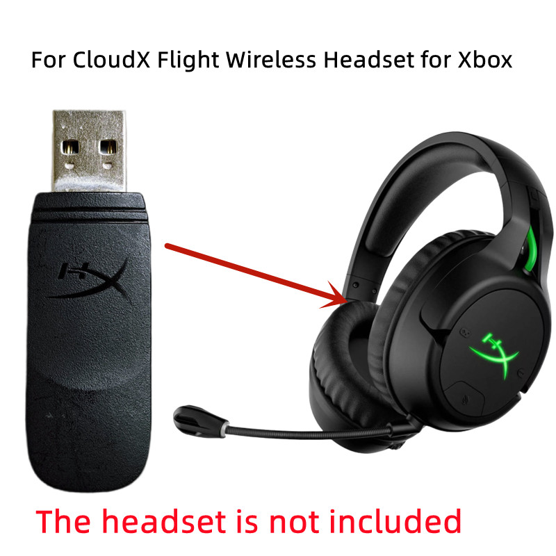 USB Dongle Receiver Adapter For Kingston HyperX CloudX Flight Headset XBOX