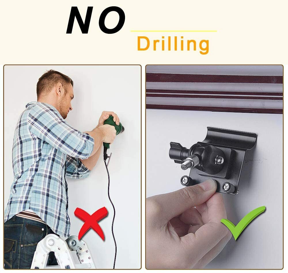 HOLACA Universal Siding Clips Hook Mount for Arlo & Ring Security Cameras