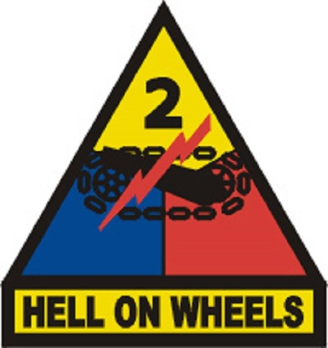 Address Labels - 2nd Armored Division - Hell On Wheels