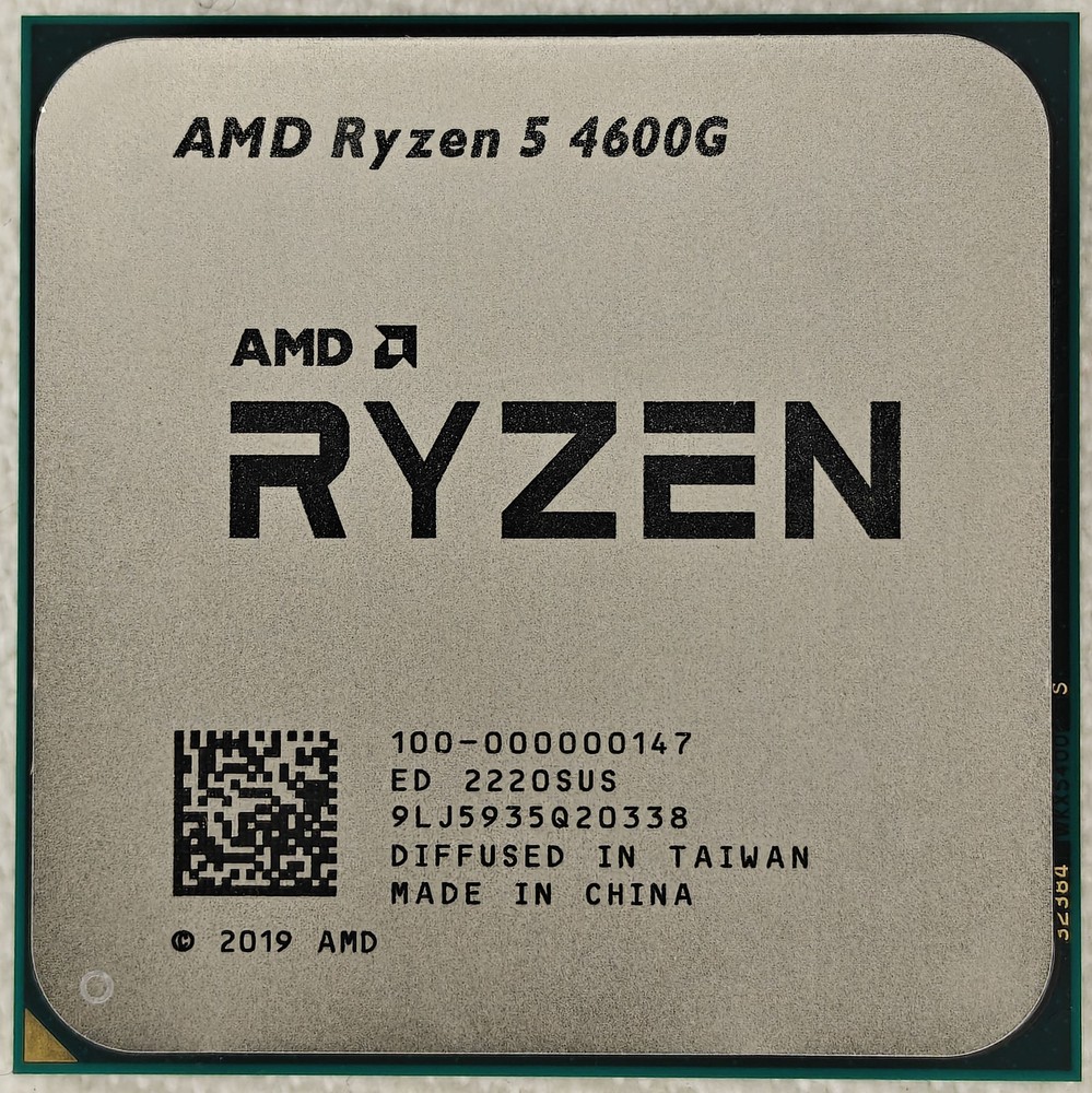 AMD Ryzen 5 4600G 6-core 12-thread Desktop Processor with Radeon Graphics