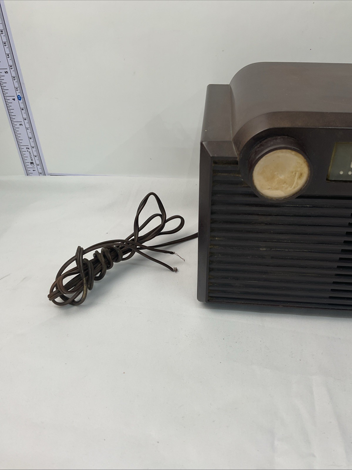 Vintage 1950's Admital MCM AM Radio Table Top 5G32N Parts As Is