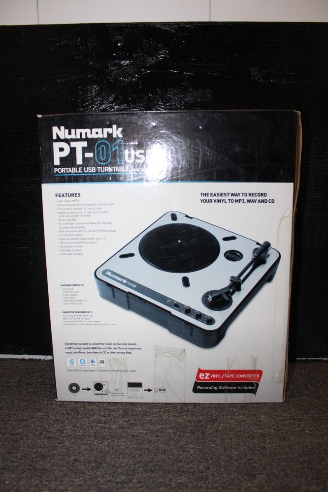 Numark PT01USB DJ Turn Tables