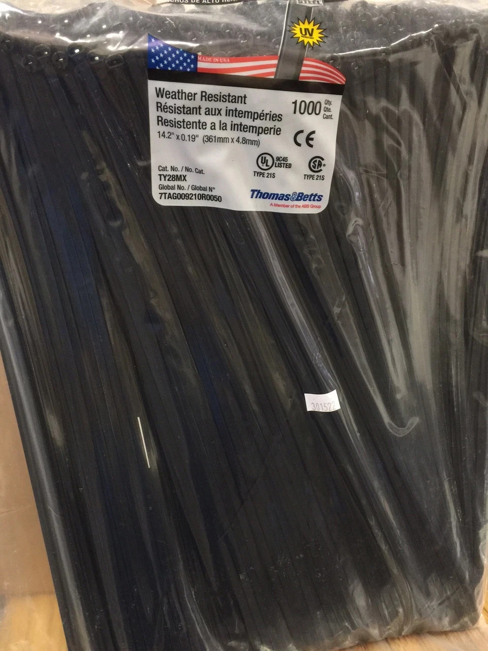 Thomas & Betts TY28MX  - 1000 pack