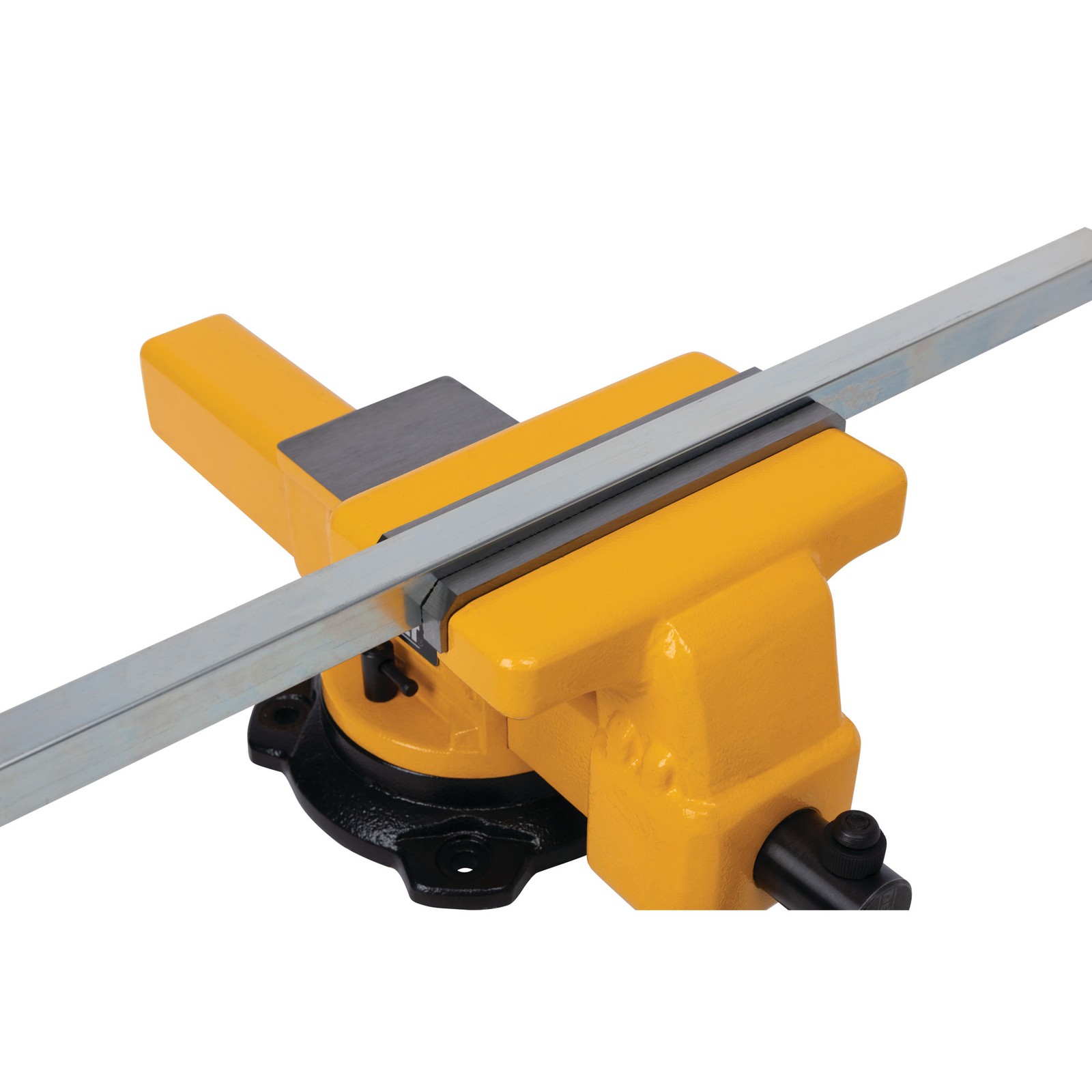 DEWALT 8-Inch 4400lb Capacity Bench Vise with Anvil in Yellow & Black DXMF08BV