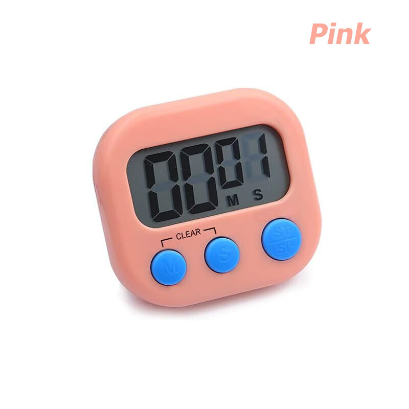 Large LCD Digital Kitchen Cooking Timer Count Down Up Clock Loud Alarm Magnetic