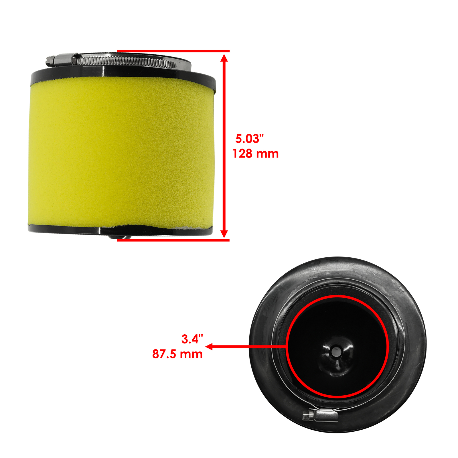 Air Filter For Honda TRX400EX Sportrax 1999-2008 TRX400X 2X4 2009 2012-2014