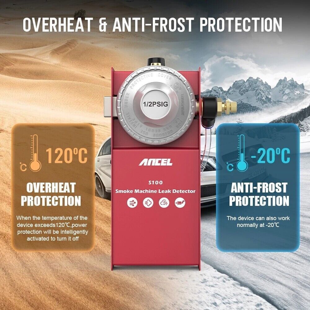 Ancel S300 EVAP Smoke Machine Automotive Diagnostic Car Leak Detection Tester