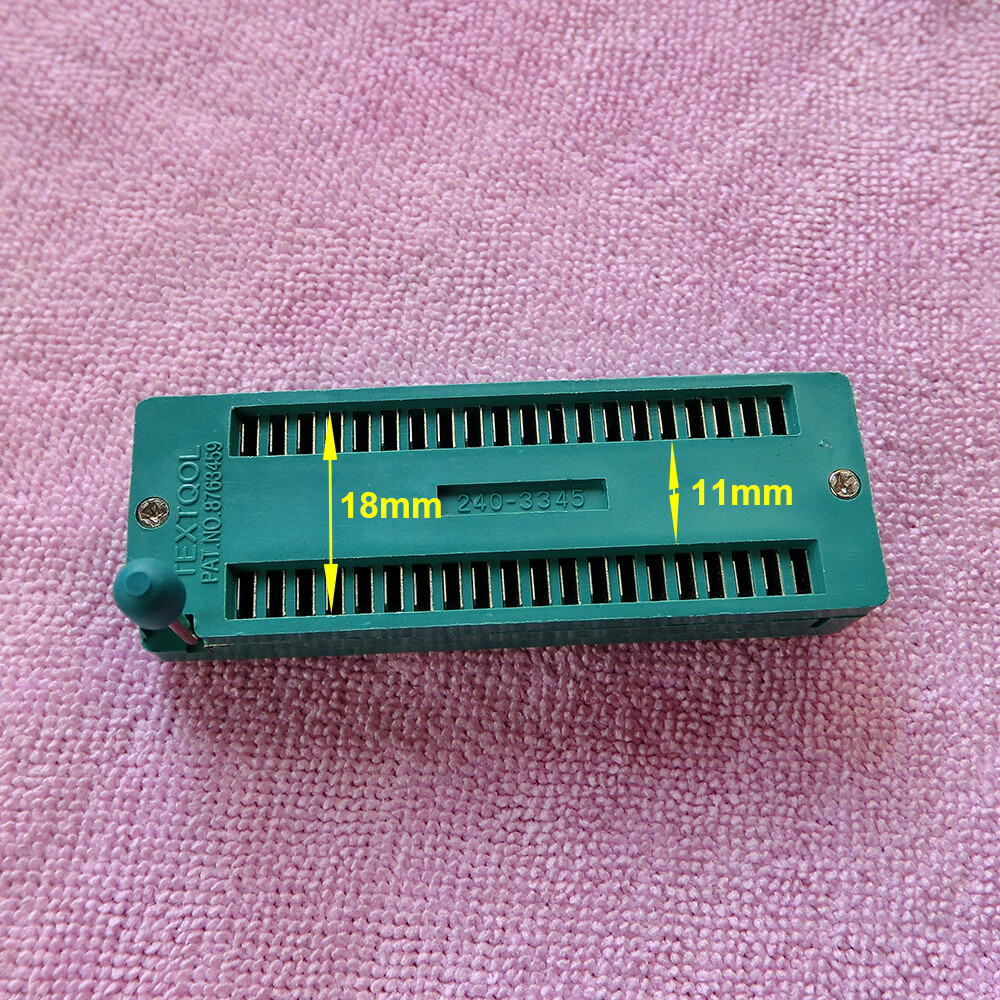 40-Pin Multi-function Universal ZIF DIP IC Wide Test Board Socket DIY PCB