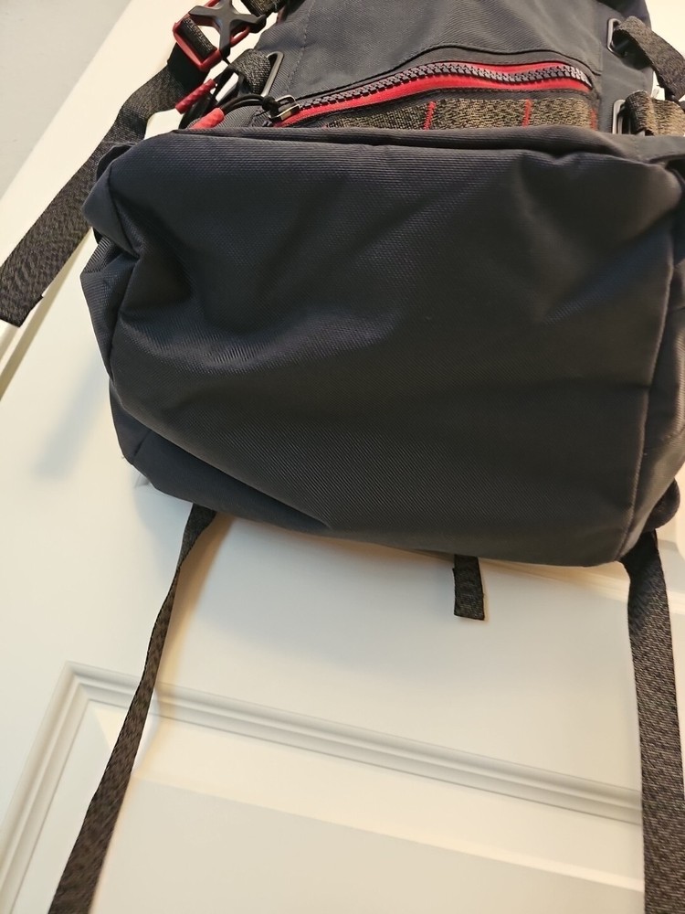 Nathan Kinney Outdoor Backpack Graycwith Red