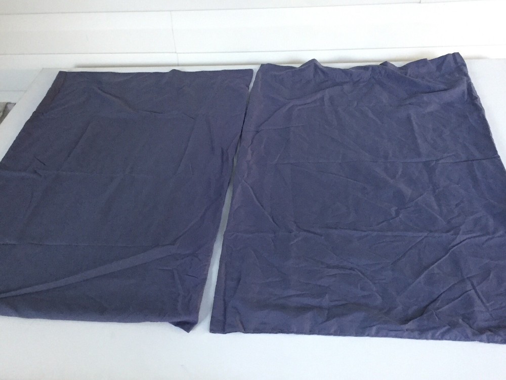 Baroque Solid Medium Gray 21 x 32" pair Pillow cases Polyester made in china