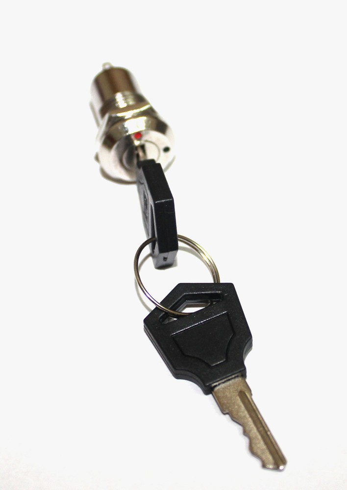 5pcs Key Switch ON /OFF Lock Switch Two Keys Set Mini Key Switch Ignition