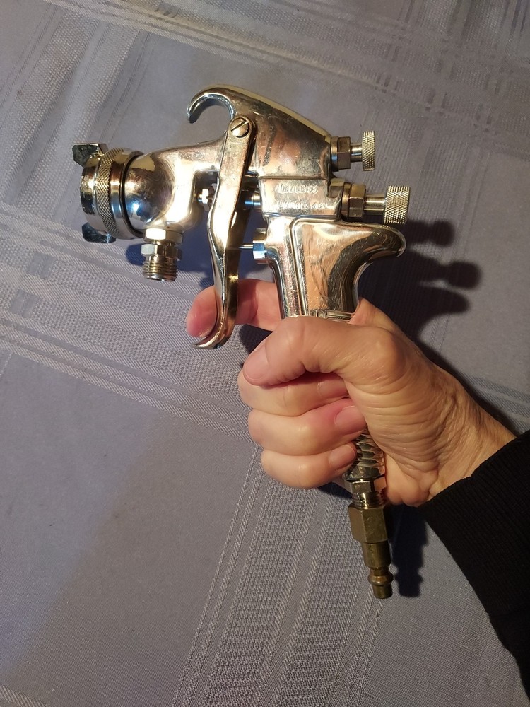 Conventional Spray Gun By DeVilBiss, Model JGA, New, 9.5" Long