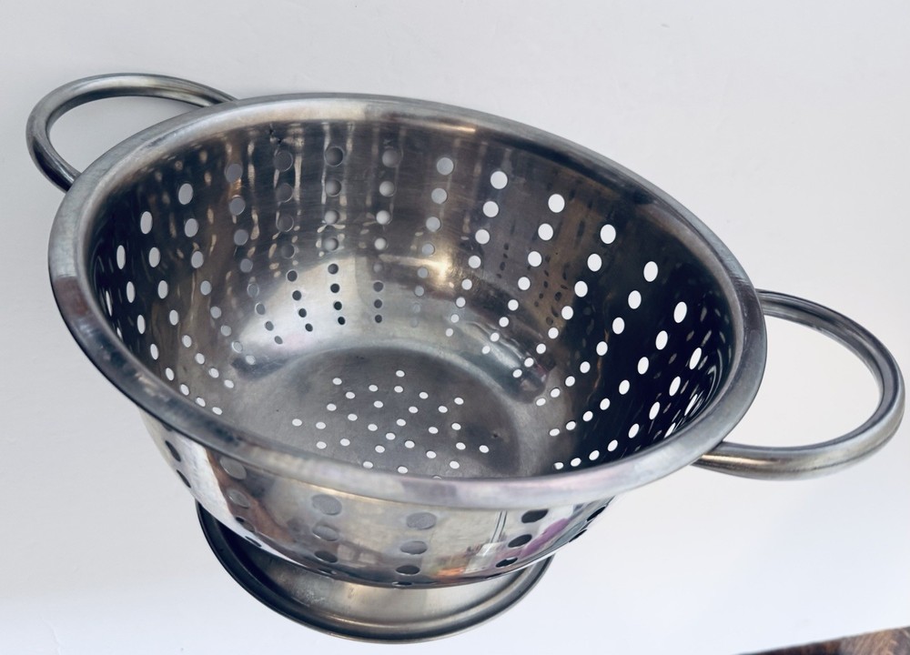 Michael Graves Design Stainless Strainer Colander Footed Handled