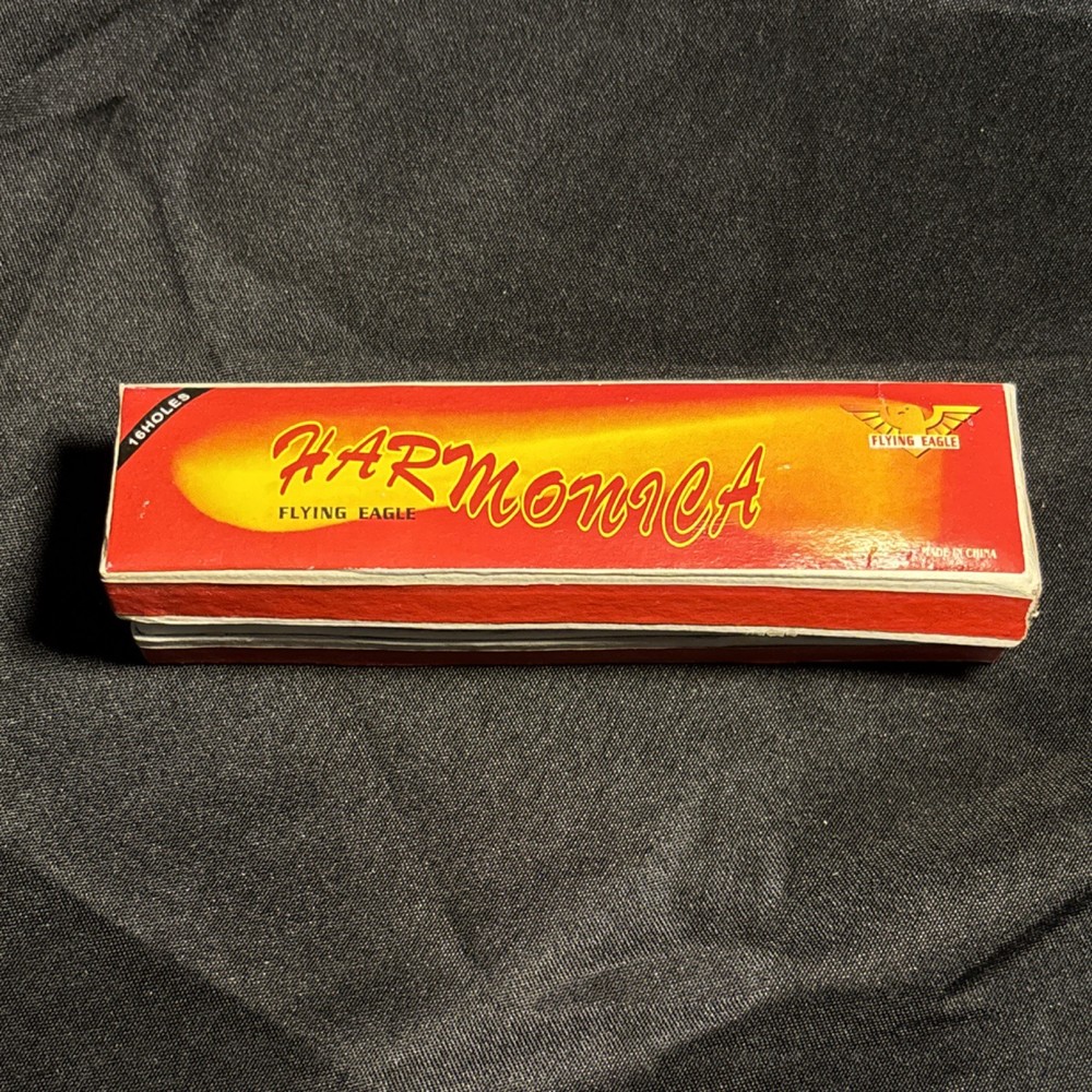 M. Brother Flying Eagle Harmonica with Original Box Vintage