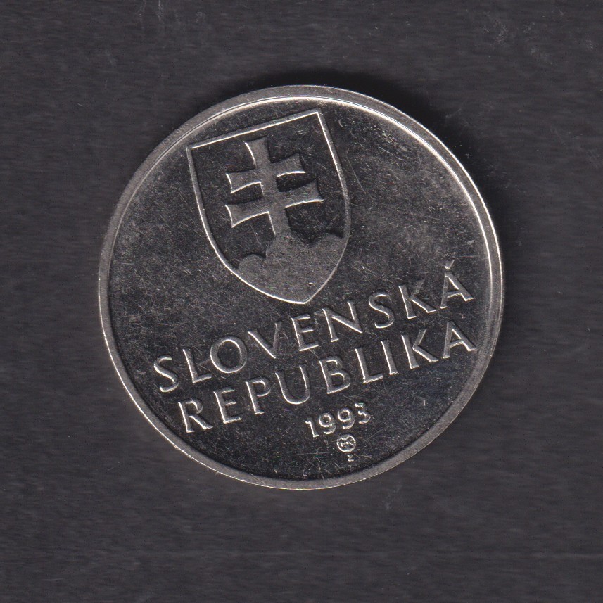 SLOVAKIA - 1993 5 Korun Coin (53)