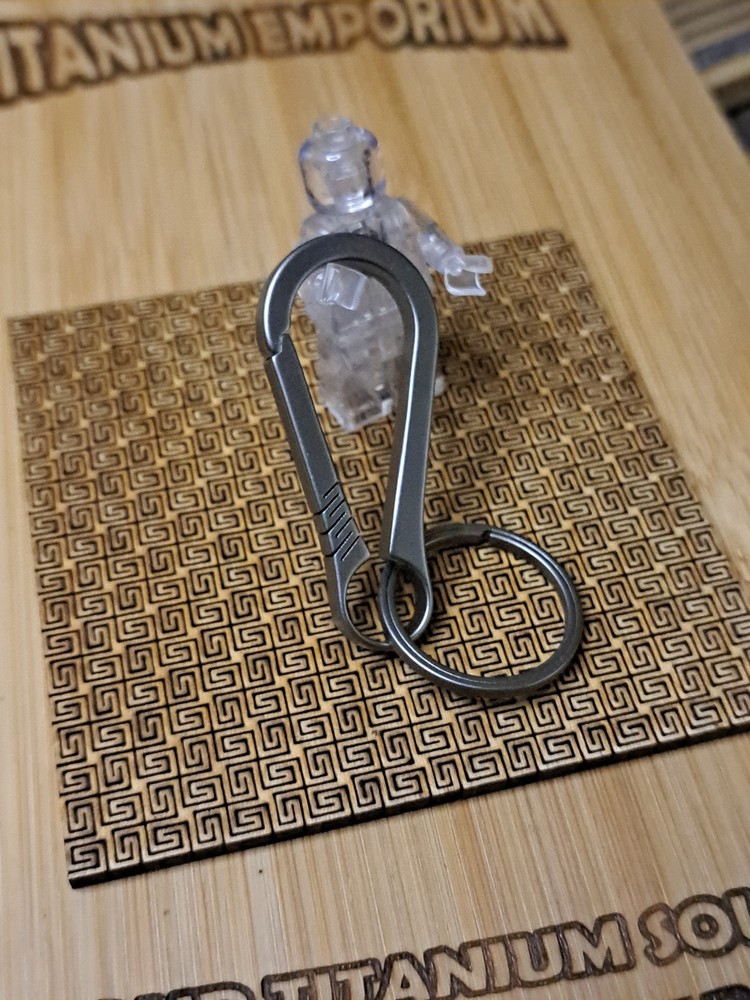 EDC Titanium Carabiner Keychain