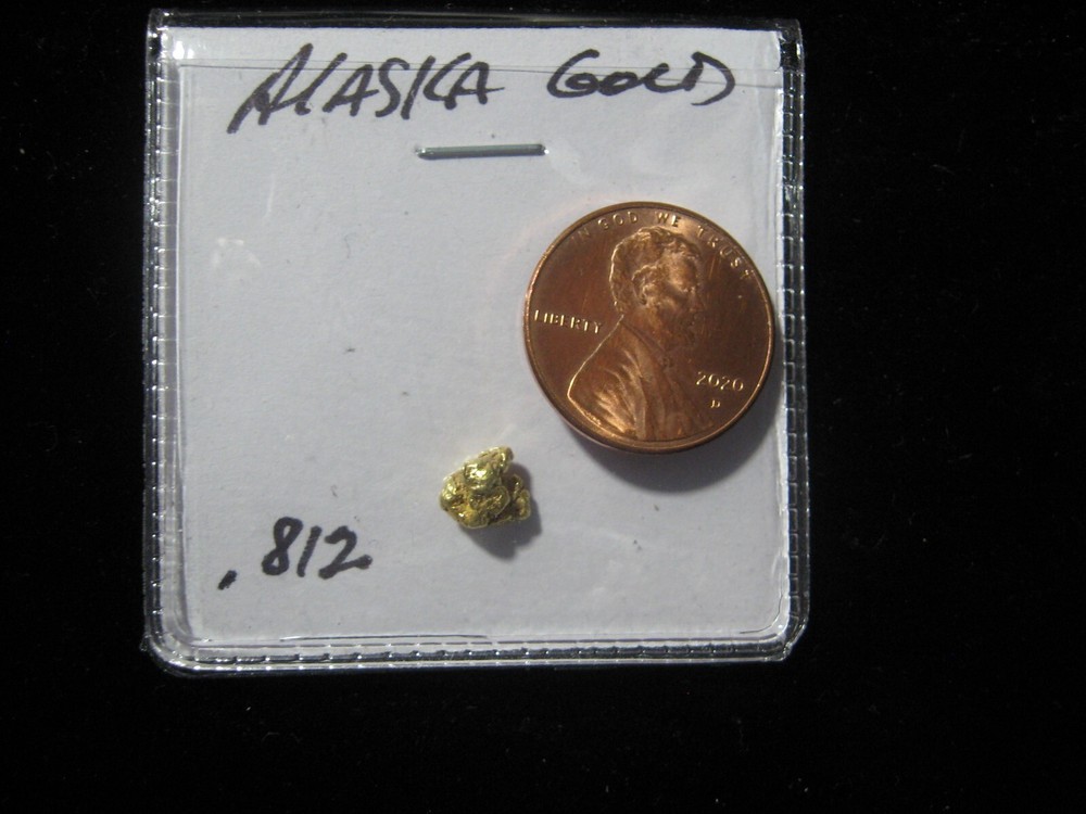 ALASKA GOLD NUGGET .812 GRAM