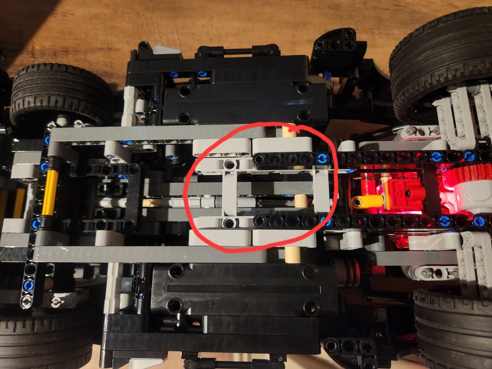 Lego Technic THE BATMAN Batmobile 42127 Mall Mount Display Bracket | Horizontal
