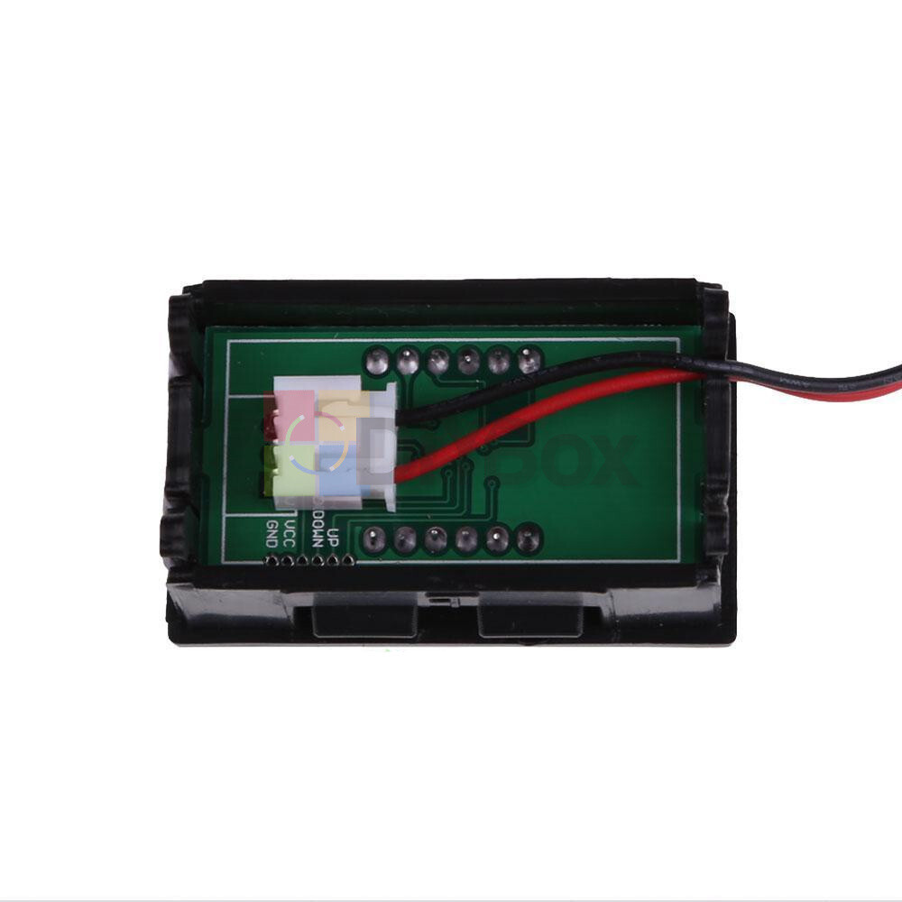 0.56'' Mini DC 5-120V Voltmeter LED Panel 3 Digital Display Voltage Meter 2 wire