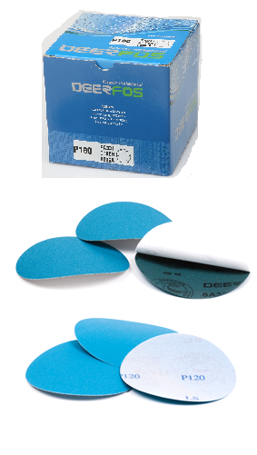 DEERFOS 6" SANDING DISC, 10PCS SANDPAPER SHEET