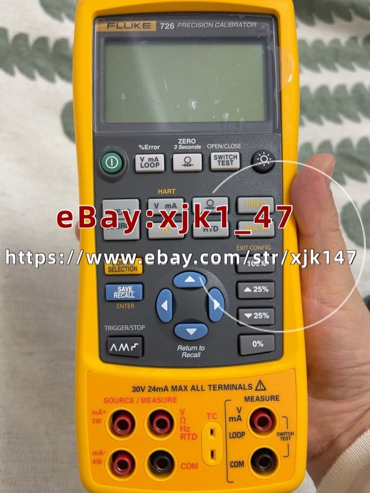FLUKE 726 multifunctional process calibrator, functioning normally