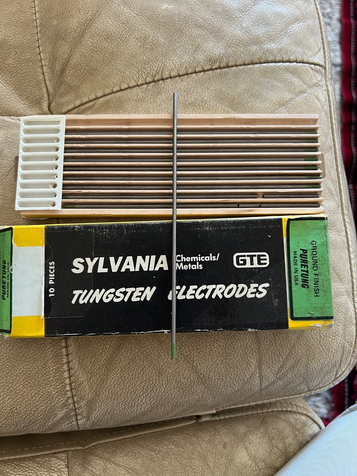 Tungsten electrodes, Sylvania 3/32 X 6 inch