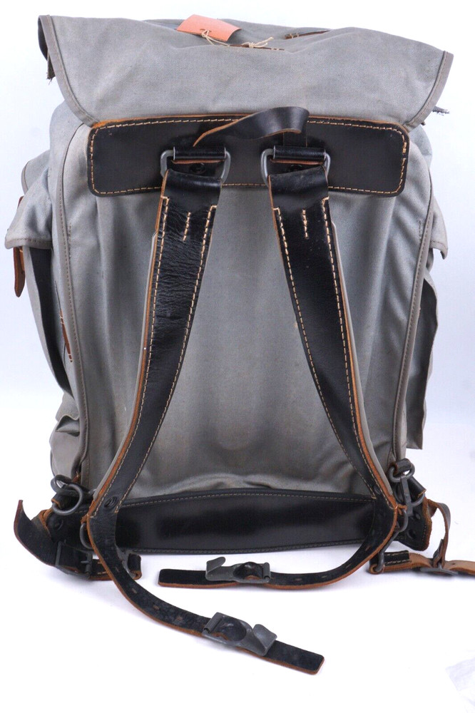 WWII GERMAN HEER MOUNTAIN TROOPER CANVAS BACKPACK Original authentic