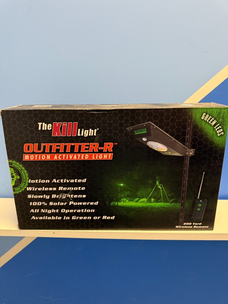 Elusive Wildlife Kill Light Outfitter Motion Activated Feeder Light with Remote