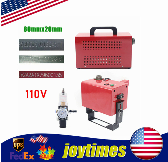 300W 110V KT-PH03 Pneumatic Dot Peen Marking Machine for VIN Code Chassis Number