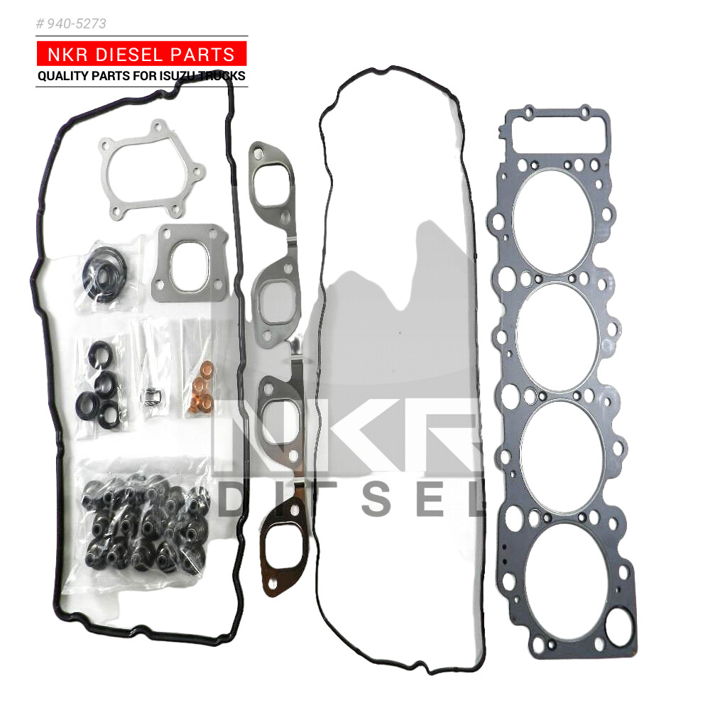 Gasket Kit Cylinder Head Overhaul For Isuzu NPR NPR-HD NQR NRR 4HK1 05-09 2Holes