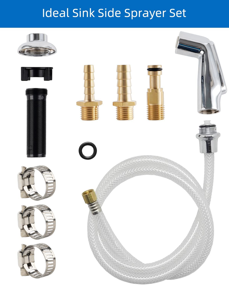 Kitchen Sink Side Sprayer with Quick Side Connector Moen Faucet Head Replacement