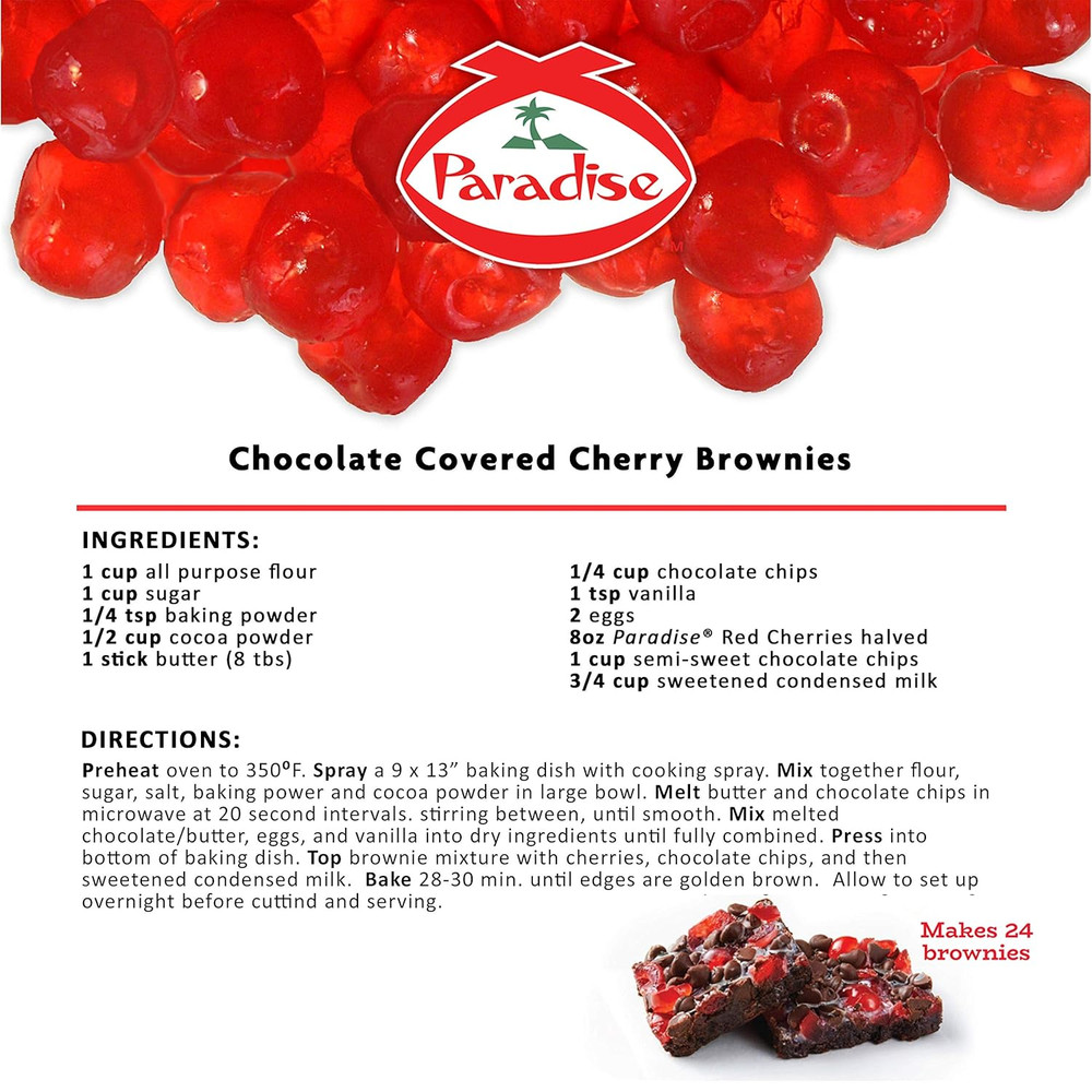 Red Cherries, 8 Ounce