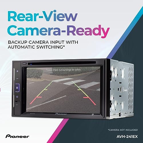 AVH-241EX 6.2" Resistive Touchscreen, Double Din – Bluetooth, Backup Camera
