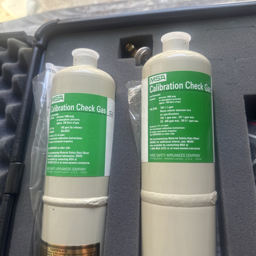 MSA refrigerant and flane calibraton kit