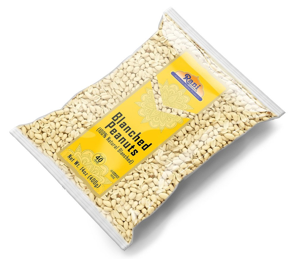Rani Peanuts Skinless (Blanched, Uncooked) 14oz (400g)