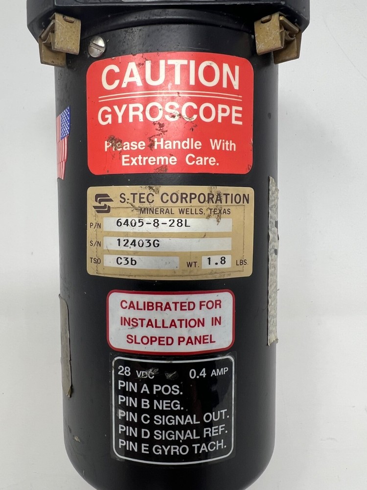 S-Tec Gyroscope Turn Coordinator Light 6405-8-28L 28V