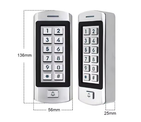 RFID Access Control System Kit with keypad Electromagnetic lock Kit 300kg/660lbs