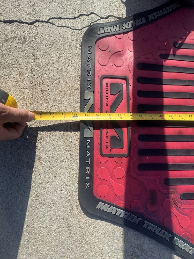 Matrix Concepts Trux Mat In Red USED