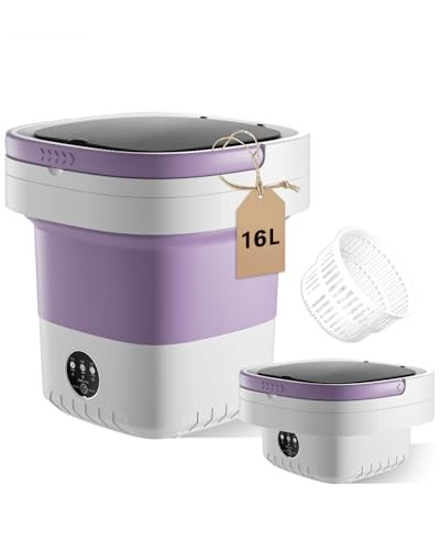 16L Portable Washing Machine 3 Modes Foldable For Small Clothes