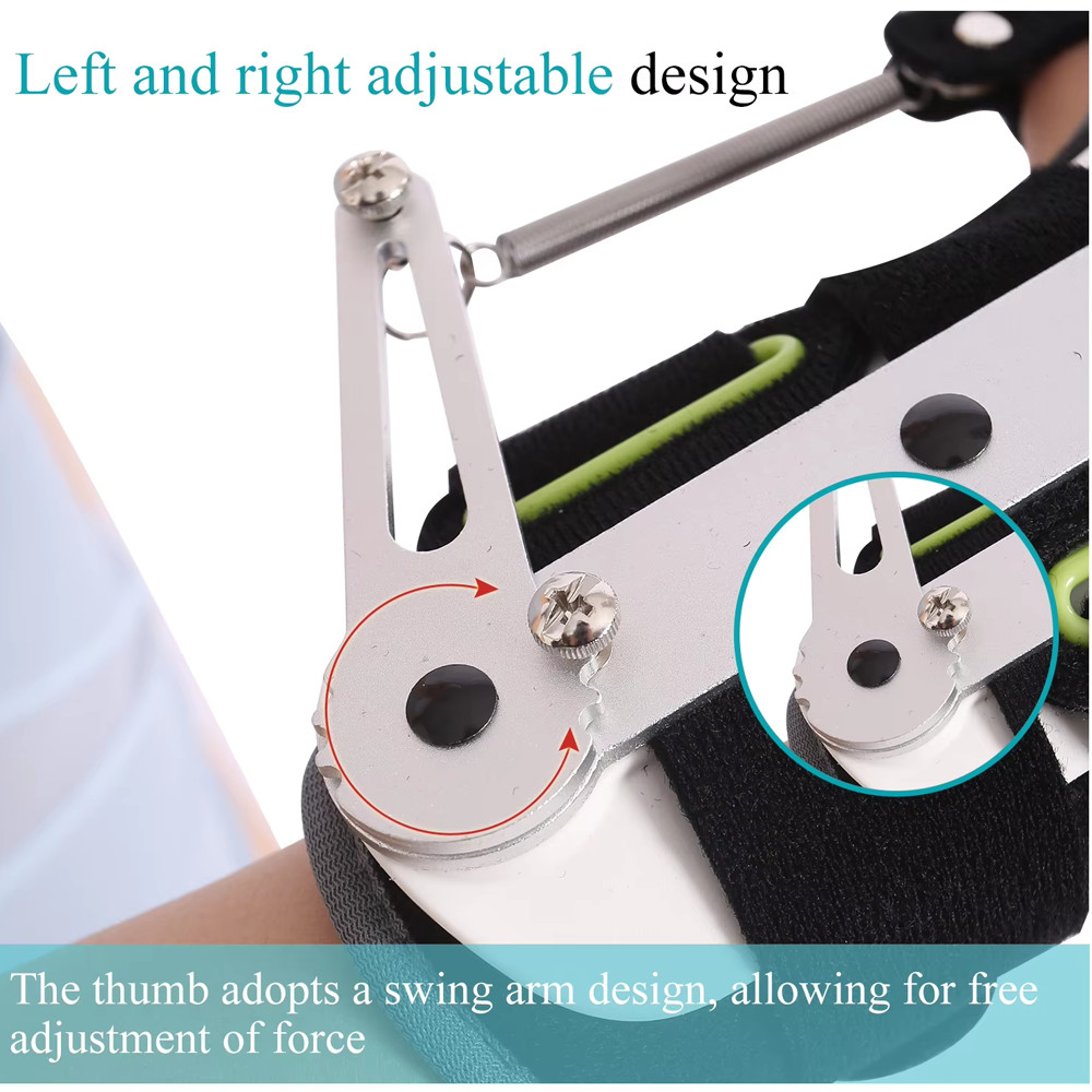 Universal Hand Finger Wrist Exercise Device - Adjustable L-R Therapy Exerciser