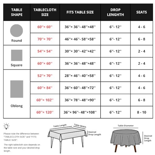 Christmas Tablecloths 84" x 60" (Rectangular) V64 Christmas Snow House