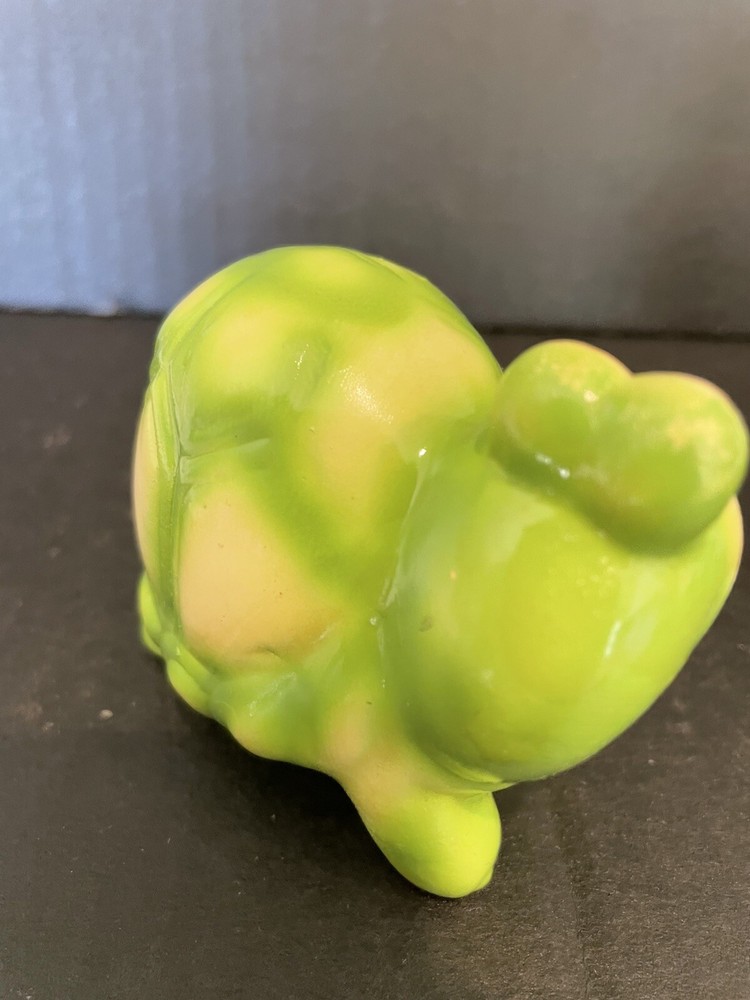 ceramic anthropomorphic kitschy turtle Figurines 3” Vintage